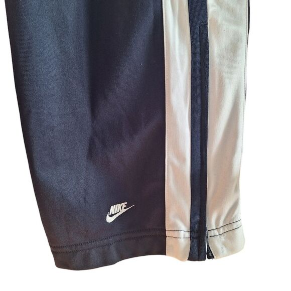 Nike Basketball Pants VTG Y2K Navy Blue White Stripes Zip Ankle XXL Men size 2XL - Picture 2 of 11